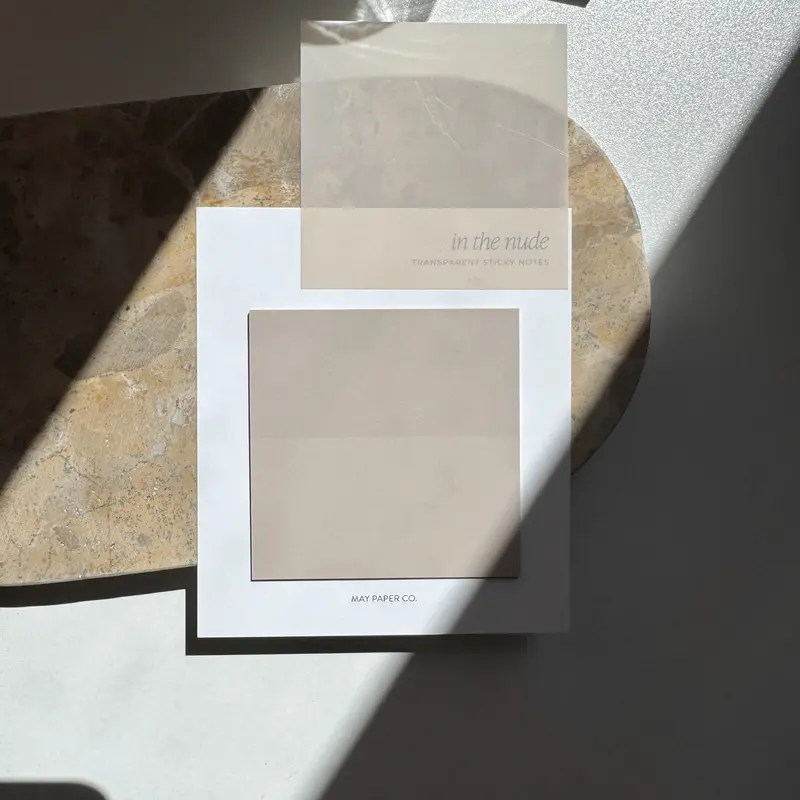 3x3 Transparent Sticky Note