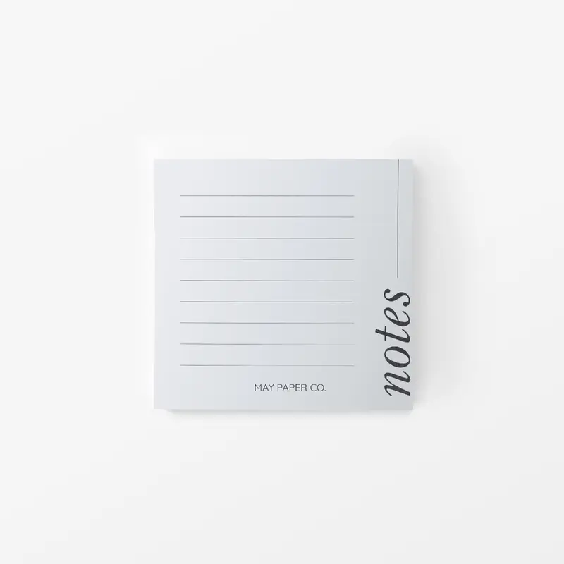 Notes Italic Sticky Note