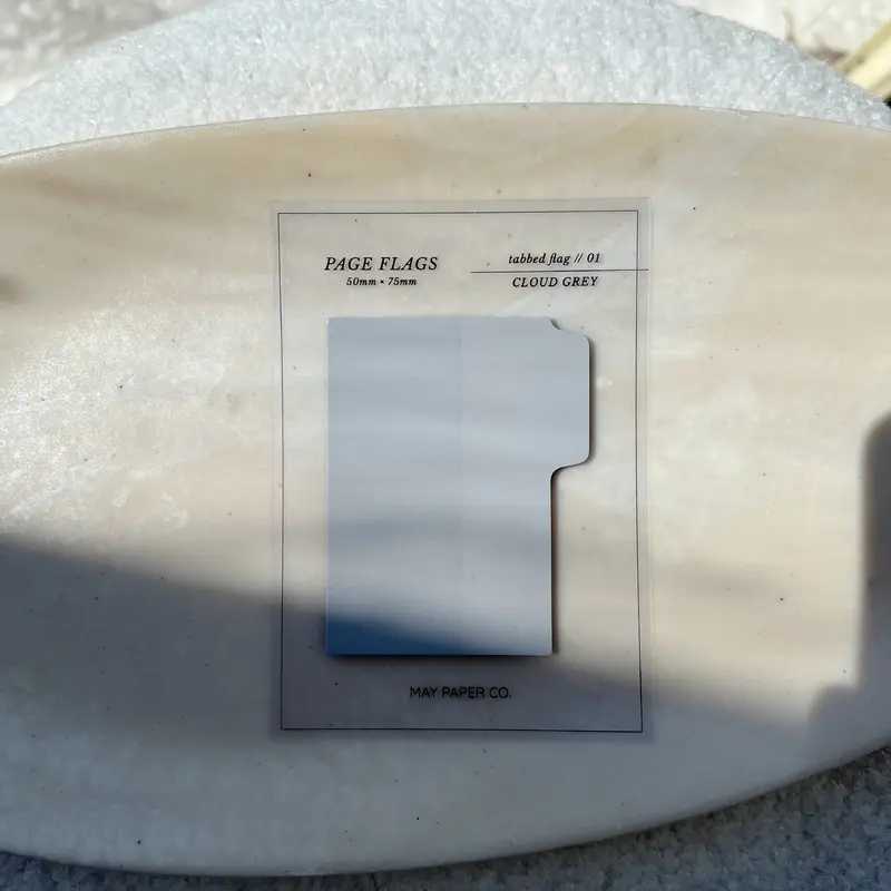 Tabbed Transparent Sticky Note