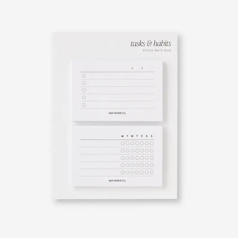 Tasks & Habits Sticky Note