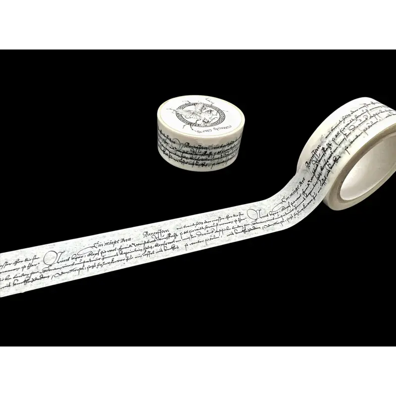 Vintage Text Washi Tape