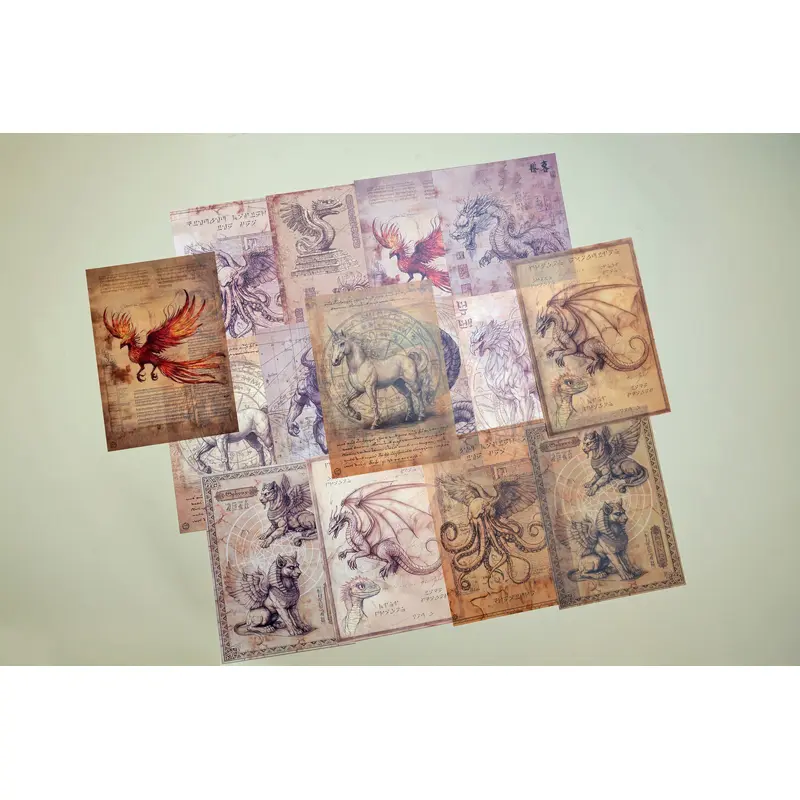 Bestiary Paper & Sticker Set
