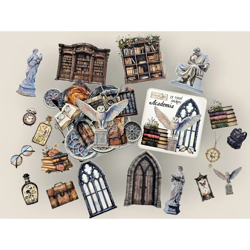 Academia Sticker Tin Box