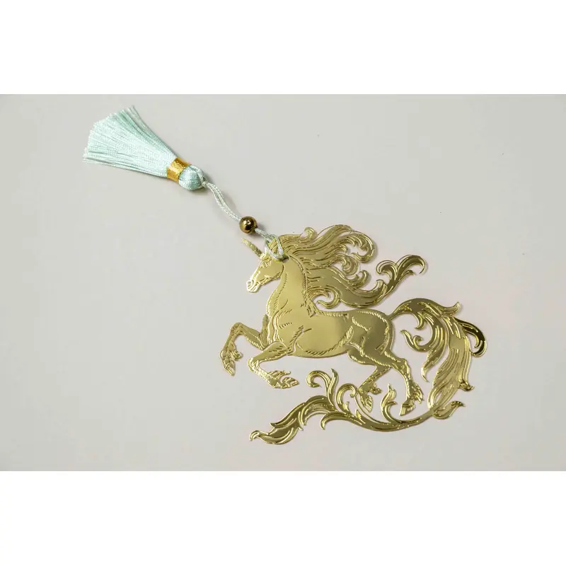 Golden Unicorn Bookmark