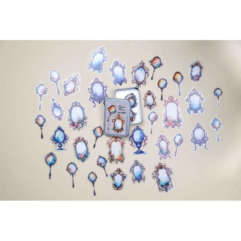 Mirror, Mirror Sticker Tin Box