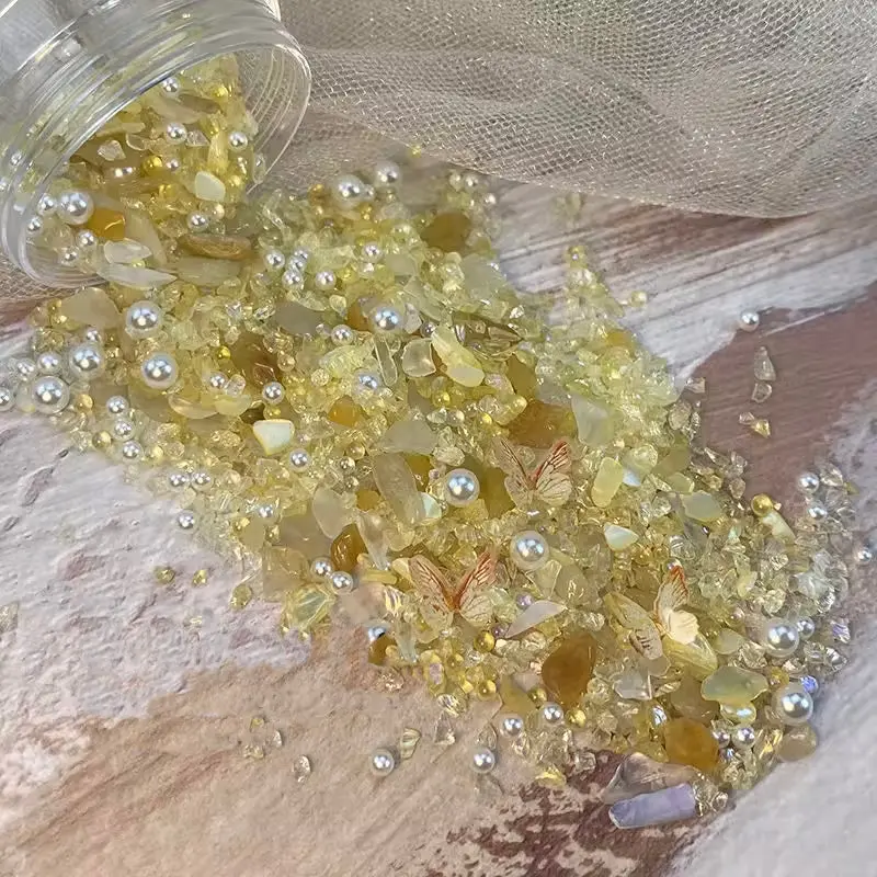 Yellow Hope Small Trinkets & Pearls Box