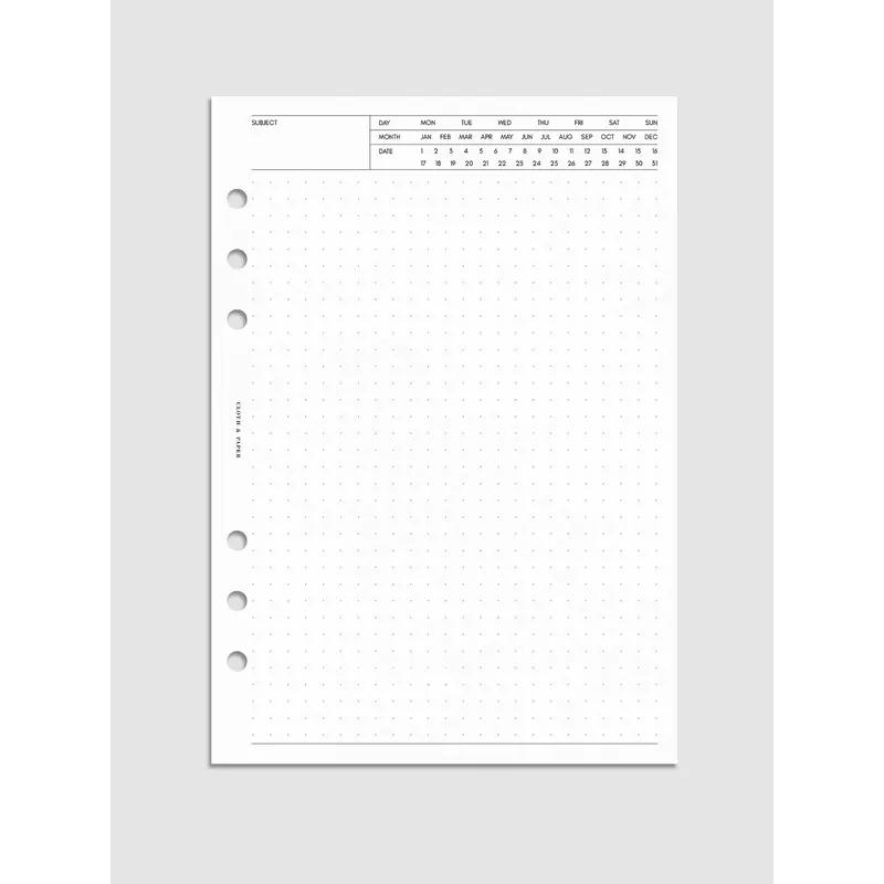 Executive Note Inserts | Dot Grid | 2nd Edition