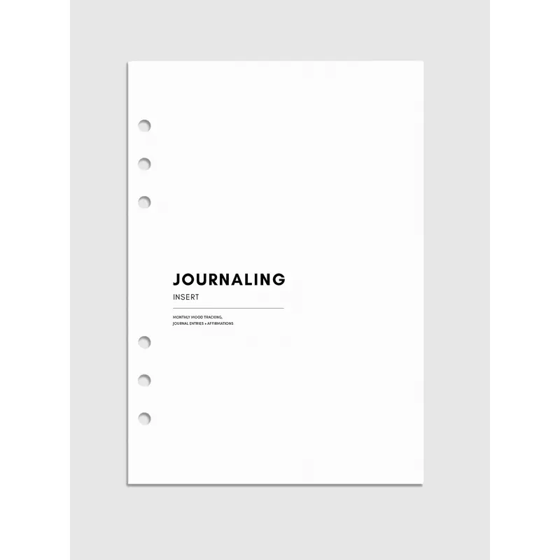 Journaling Planner Inserts
