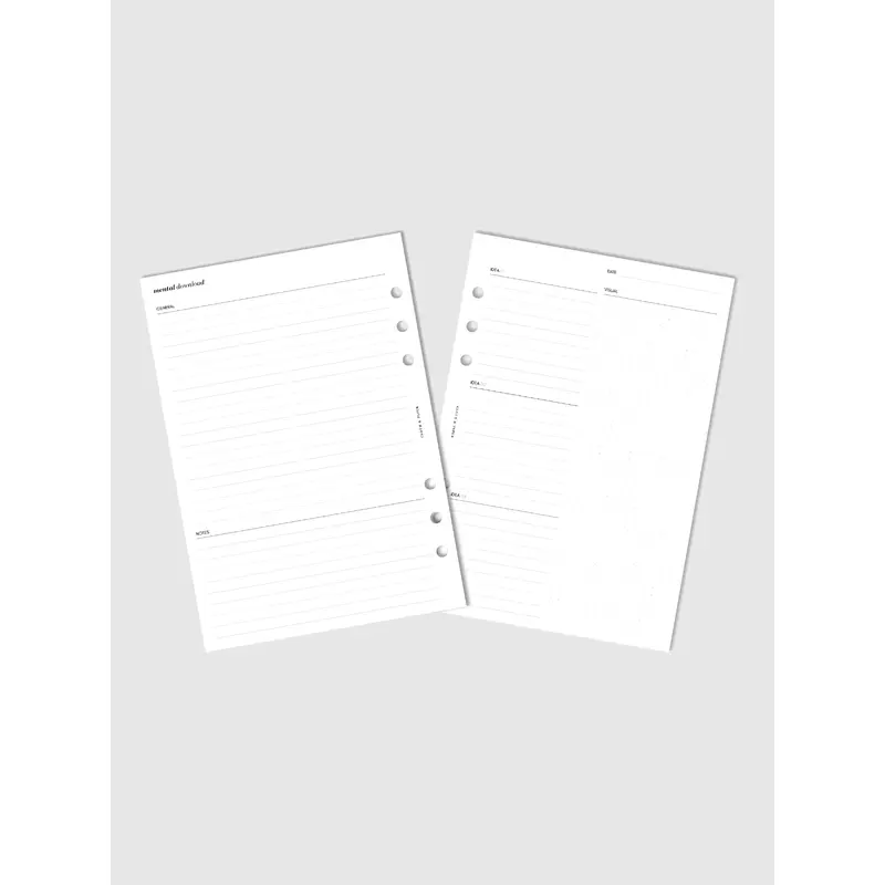 Mental Download Inserts