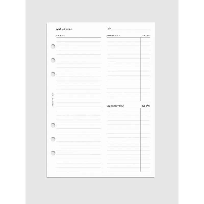 Task Delegation Inserts