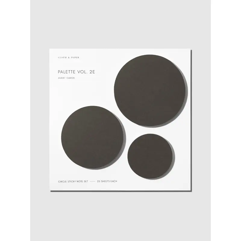 Circle Sticky Note Set