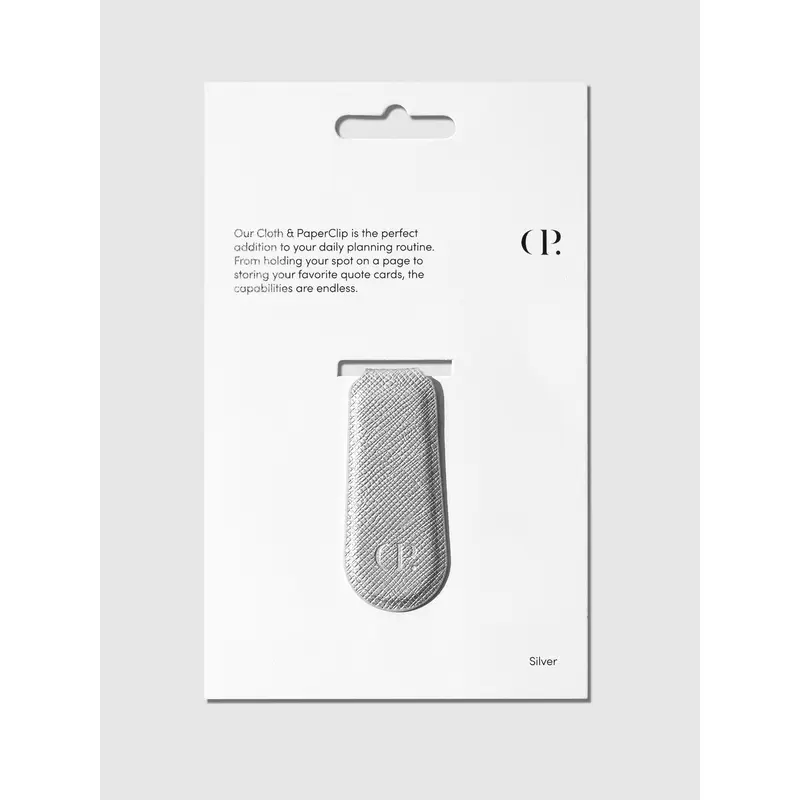 Cloth & PaperClip | Silver