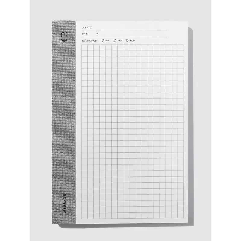 Left Bound Graph Message Notepad | CP Petite