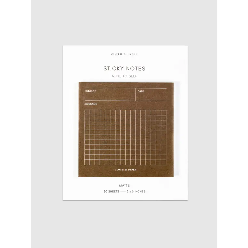 Note to Self Sticky Notes