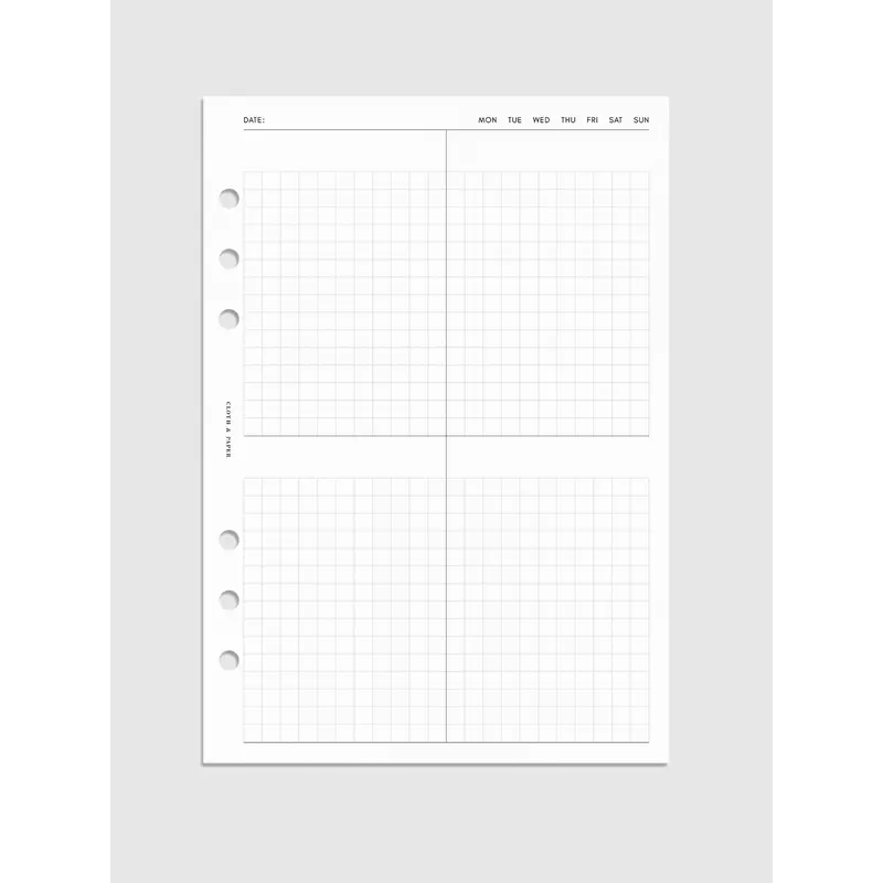 Quad Graph Planner Inserts