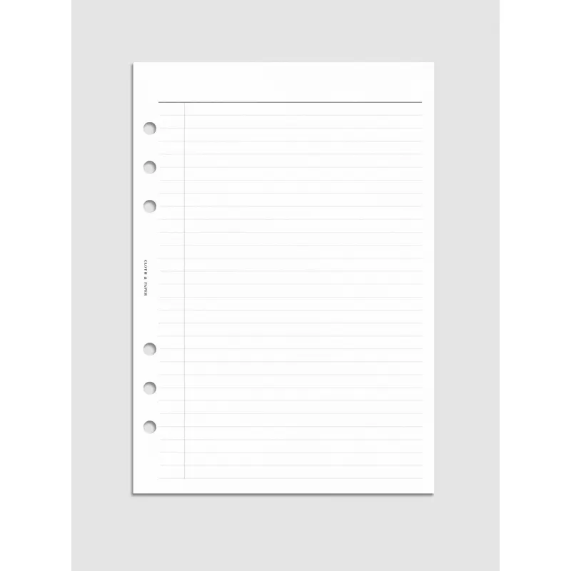 Task Planner Inserts