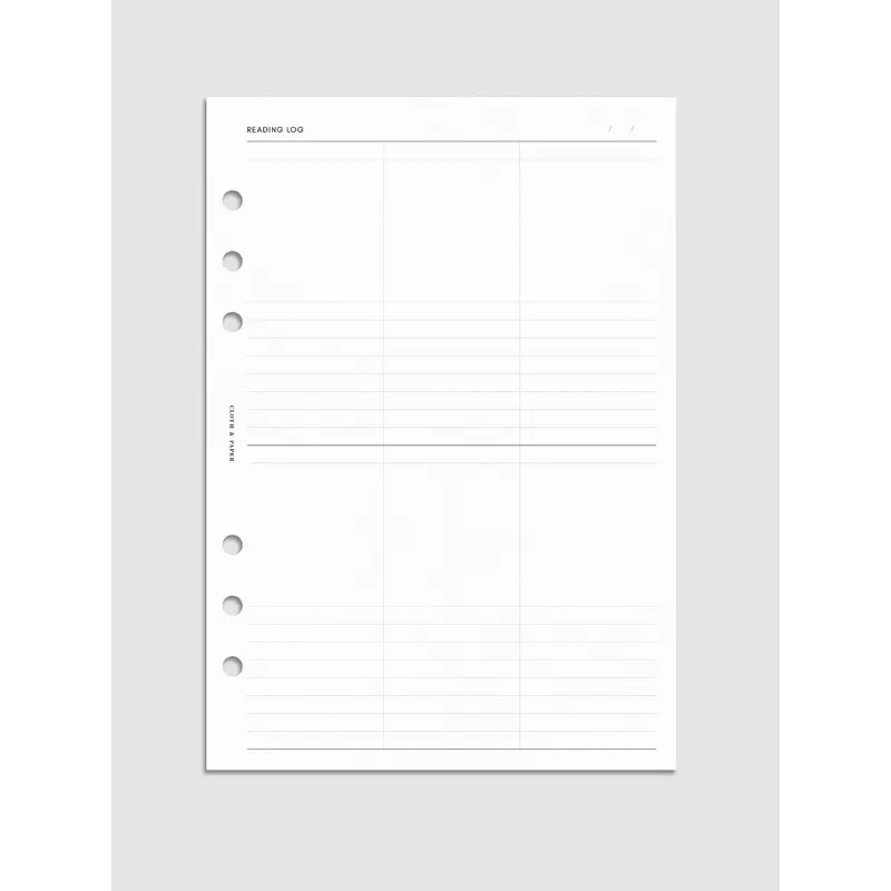 Bibliophile Planner Insert | Second Edition