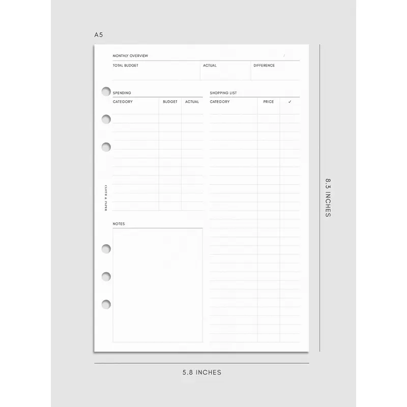 Financial Planning Inserts | Second Edition
