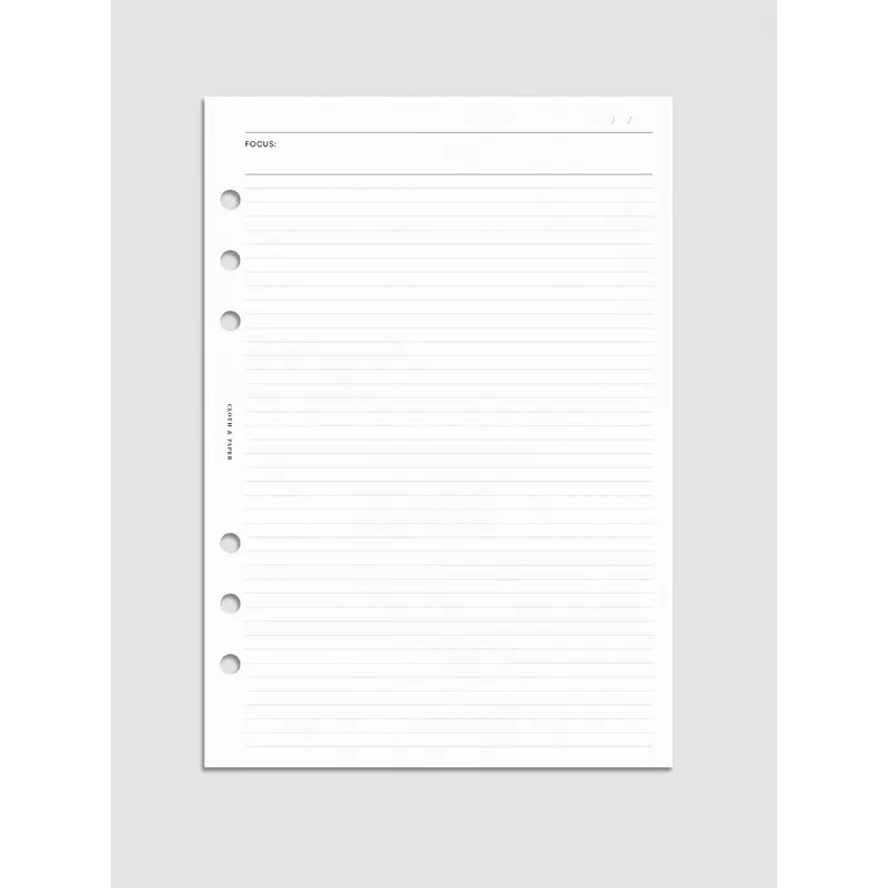 Focus Planner Inserts