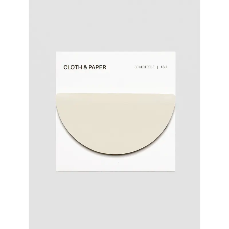 Semicircle Sticky Notes | Ash